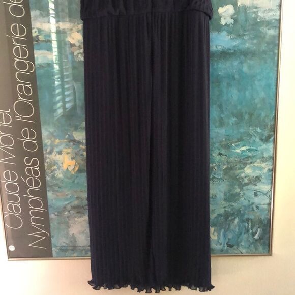 Alex Evenings Sleeveless Micropleated Gown Sz 16W - Picture 7 of 12